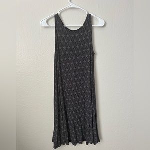 Old Navy black and white print dress - size small